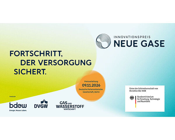 Innovationspreises Neue Gase 2026 &ndash; Preisverleihung am 09.11.2026